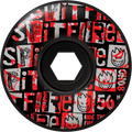 Spitfire 56mm 80HD RANSOM RADIAL FULL BLACK Skateboard Wheels 4pk
