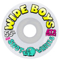 SNOT 55mm 101a WIDE BOYS CLEAR/YELLOW Skateboard Wheels (Set of 4)