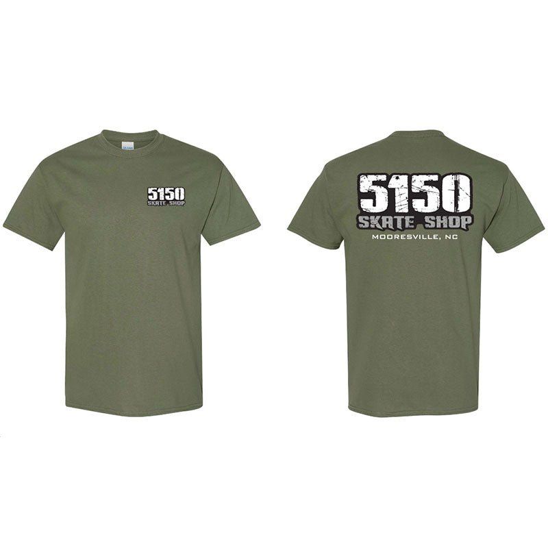5150 Skate Shop Army Green NEW T-Shirts
