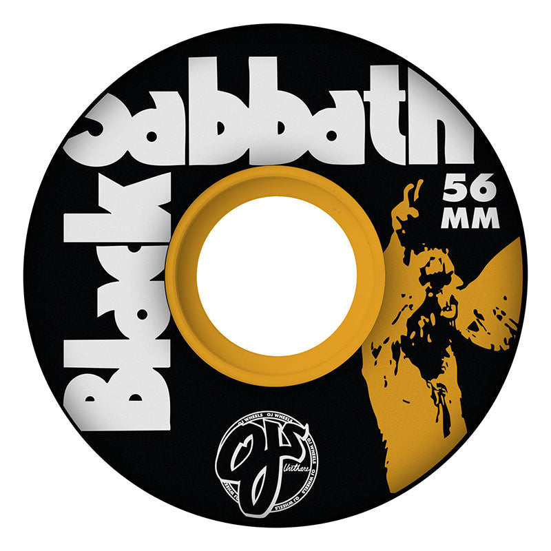 OJ 56mm 78a Black Sabbath Vol 4 Keyframe Black Skateboard Wheels 4pk