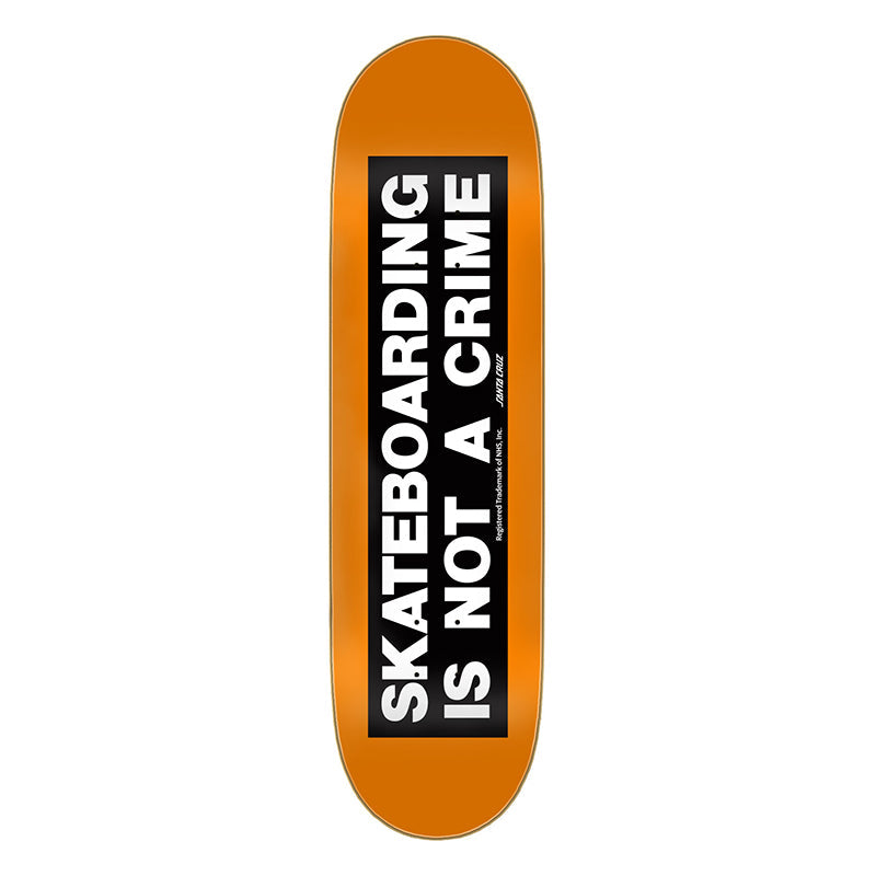 Santa Cruz 8.5" x 32.2" Crime Birch Skateboard Decks