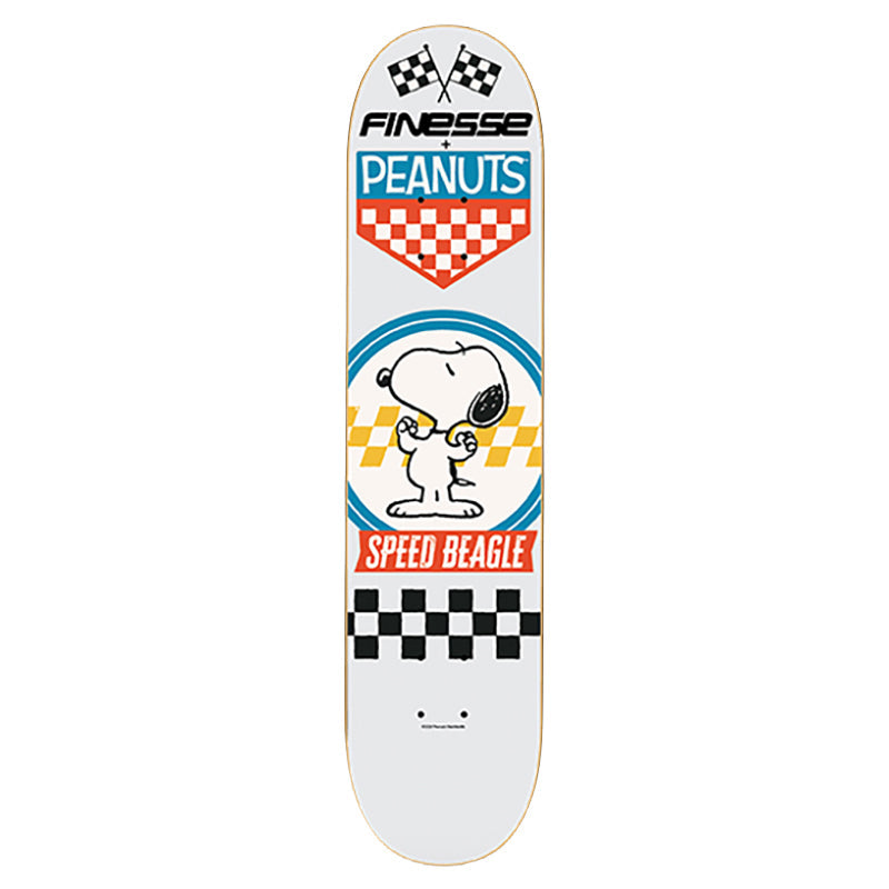 FINESSE 8.5" PEANUTS SNOOPY SPEED BEAGLE Skateboard Deck