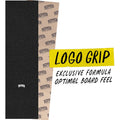 Pepper 9" x 33.5" G5 Logo Black Skateboard Grip Tape