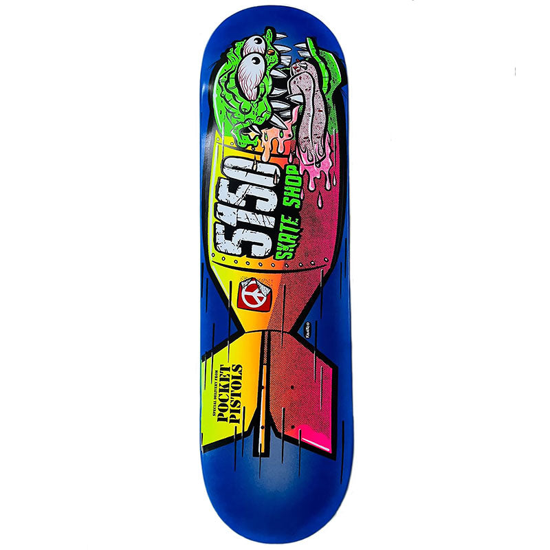 Pocket Pistols x 5150 Skate Shop Collab 8.5" Skateboard Deck A-3