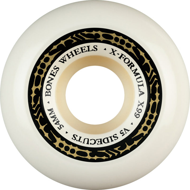 Bones Wheels X-Formula  XF 54mm X99 V5 SIDECUTS Skateboard Wheels 4pk