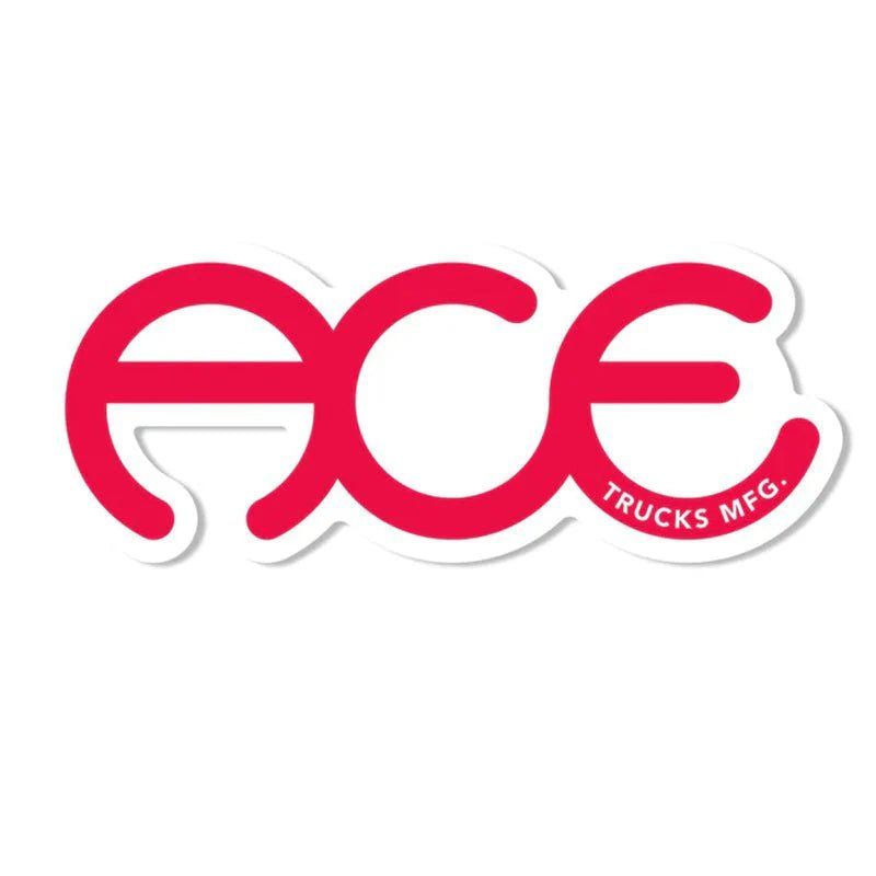 ACE Trucks Rings 3" Red Sticker