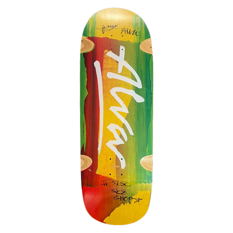 ALVA ABSTRAKT 1 of 1 Singed by the man himself TONY ALVA for my Shop Skateboard Deck
