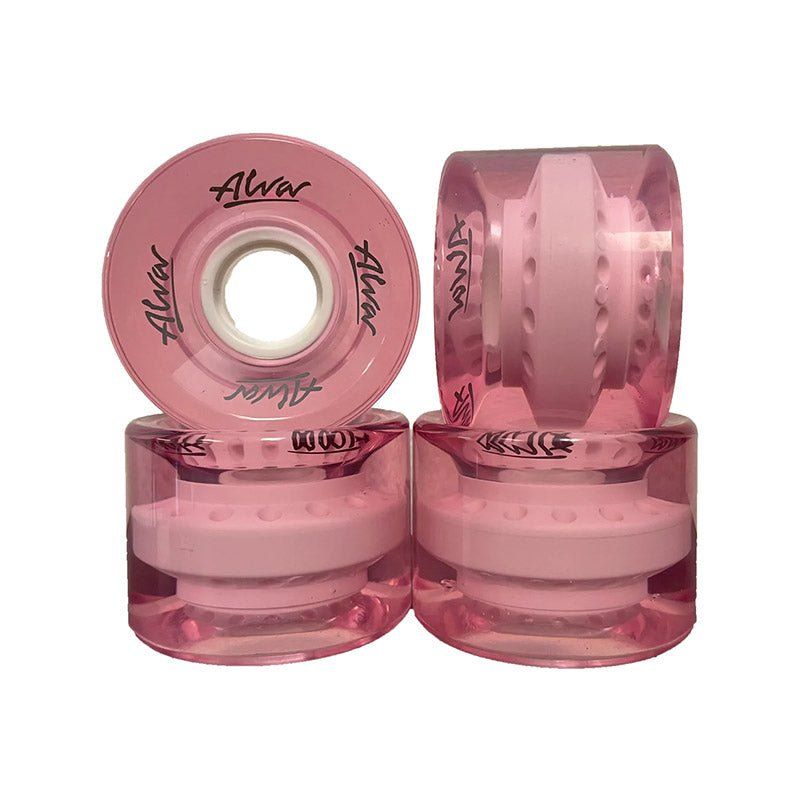 Alva 60mm 83a Champagne Pink Cruiser Skateboard Wheels 4pk