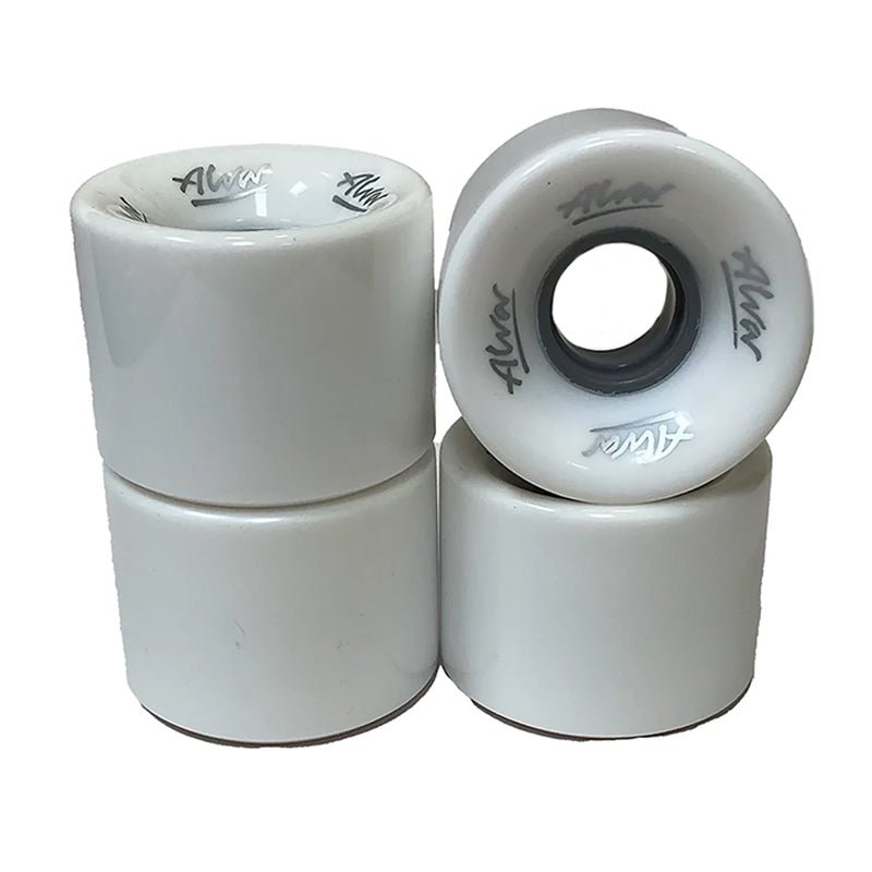 Alva 60mm x 78a Cruiser SOLID WHITE Skateboard Wheels 4pk