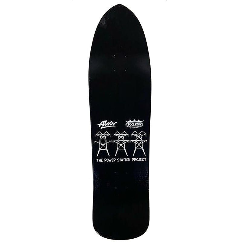 Alva 9.25" x 33.25" Black/White Groholski Guest Skateboard Deck (Warped)