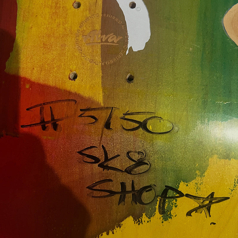 ALVA ABSTRAKT 1 of 1 Singed by the man himself TONY ALVA for my Shop Skateboard Deck