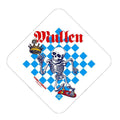 Bones Brigade® 4.375" x 4.375" Mullen Chess Skateboard Sticker