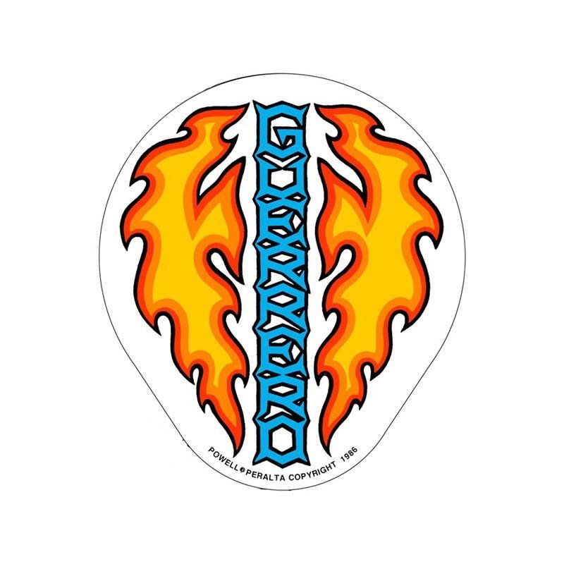 Bones Brigade 5.125" x 4.5" Guerrero Dagger Skateboard Sticker