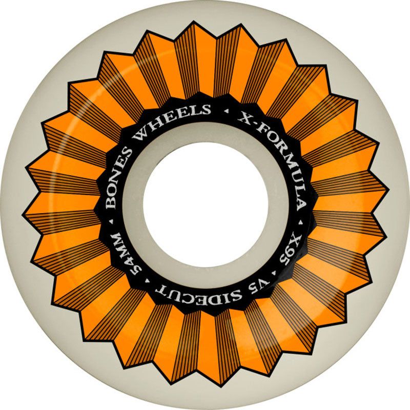 BONES WHEELS X-Formula Skateboard Wheels XF 54mm V5 Sidecut 95A 4pk