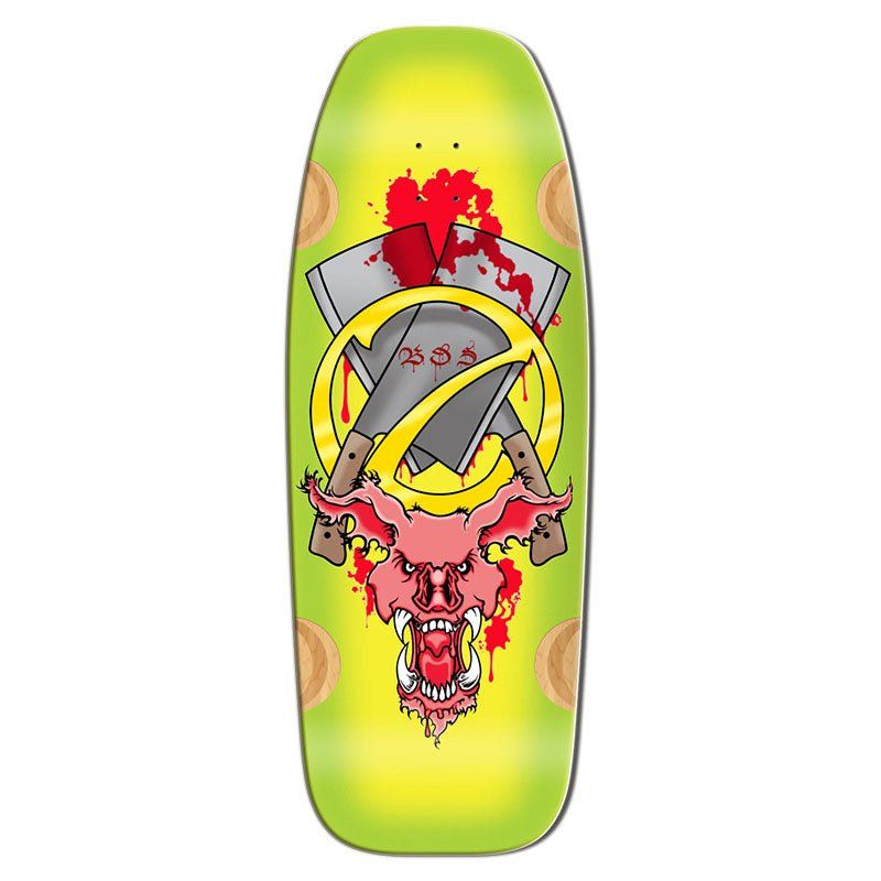 Bull Dog Skates 12" x 33" EVIL PIG GREEN Skateboard Deck