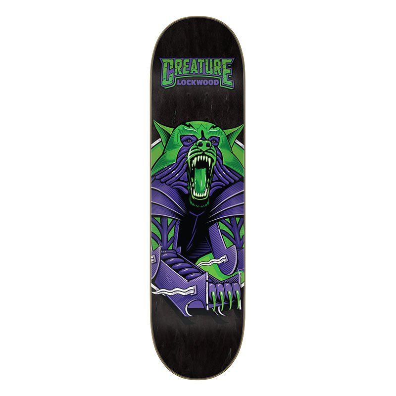 Creature 8.25" x 32.04" Lockwood Robo Wolf Pro Skateboard Deck