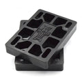 Dogtown 1/2" BLACK Hard Skateboard Riser Pads 2pk