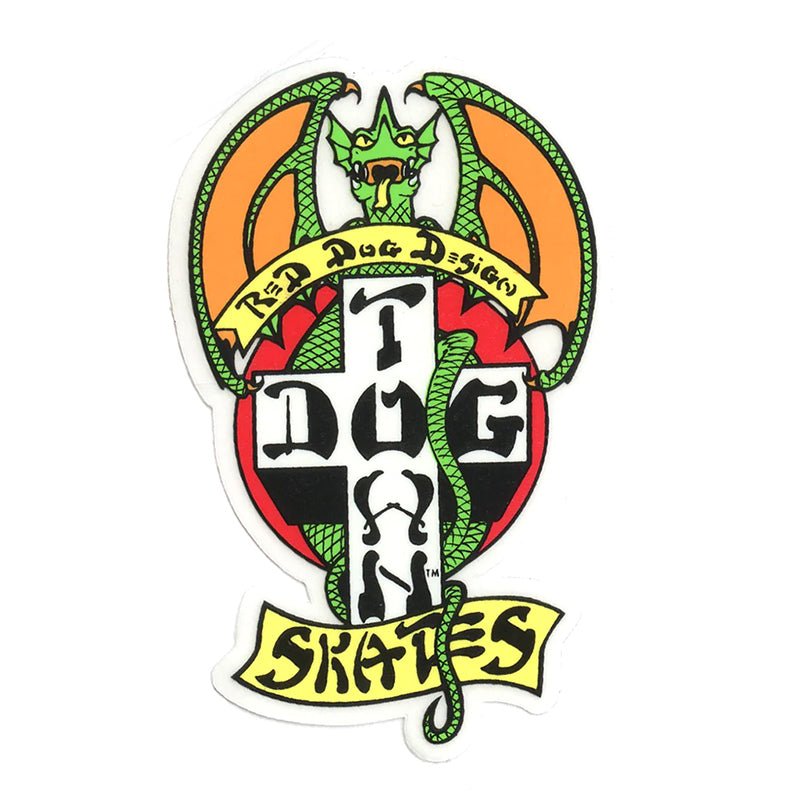 Dogtown 4" (Large) OG Red Dog 70s Sticker