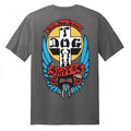 Dogtown Bull Dog OG 70s Charcoal Blue Wings T-Shirt