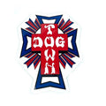Dogtown Skateboards 2" USA Cross Logo Sticker