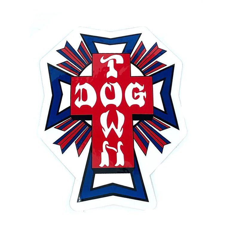 Dogtown Skateboards 2" USA Cross Logo Sticker