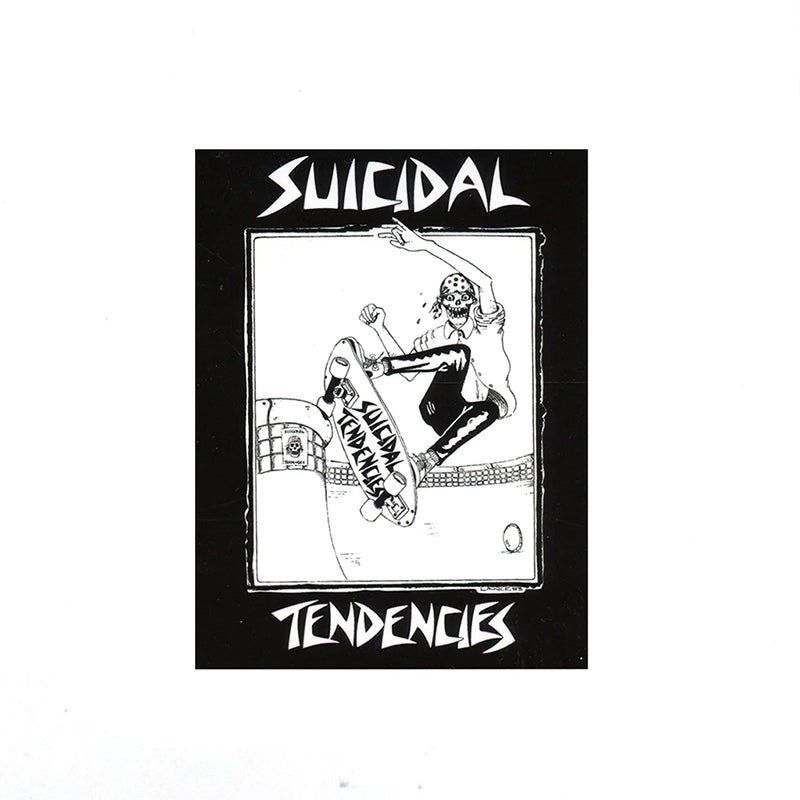 Dogtown Skateboards 3-1/4" x 4-1/4" Black Suicidal Tendencies Pool Skater Sticker