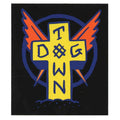Dogtown Skateboards 3.25" x 3.75" Black Scratch Cross Sticker