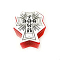Dogtown Skateboards 3" Cross Logo Red Curb Wax