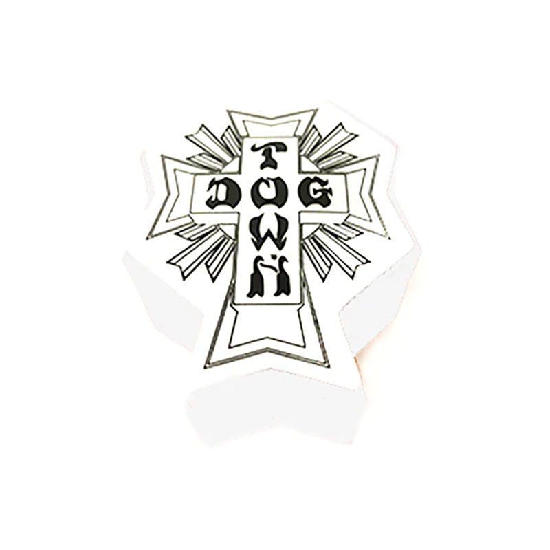 Dogtown Skateboards 3" Cross Logo White Curb Wax