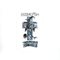 Dogtown Skateboards 4" Tall White/Blue Stonefish Sticker