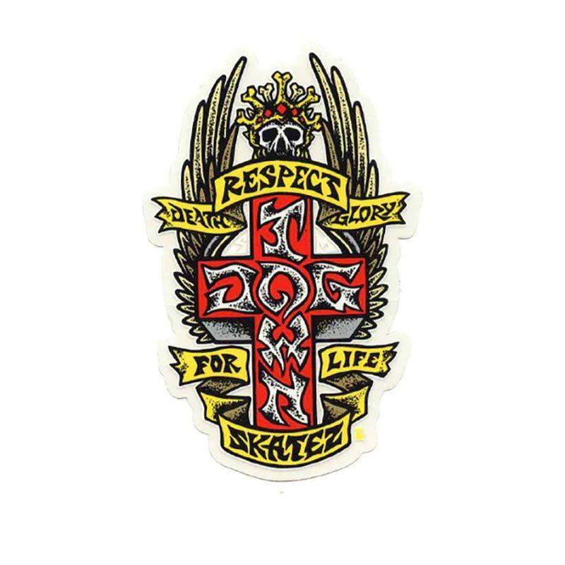 Dogtown Skateboards 4" x 2.5" Respect Sticker