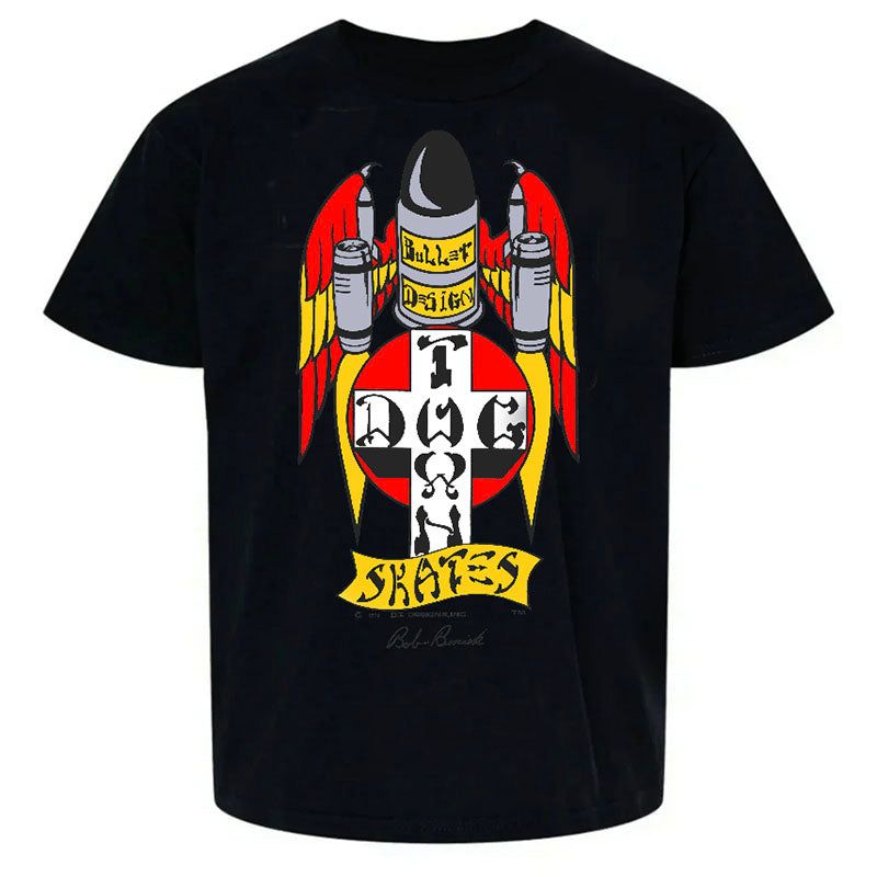 Dogtown Skateboards Bob Biniak OG 70s Black Short Sleeve T-Shirts