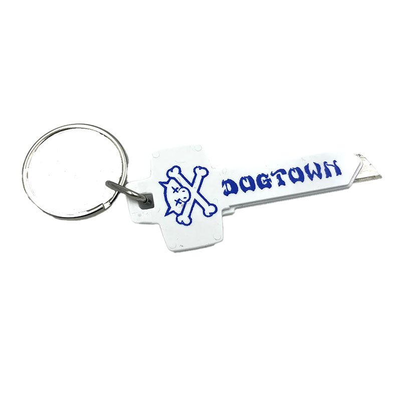Dogtown Skateboards Keychain White/Blue Utility Knife