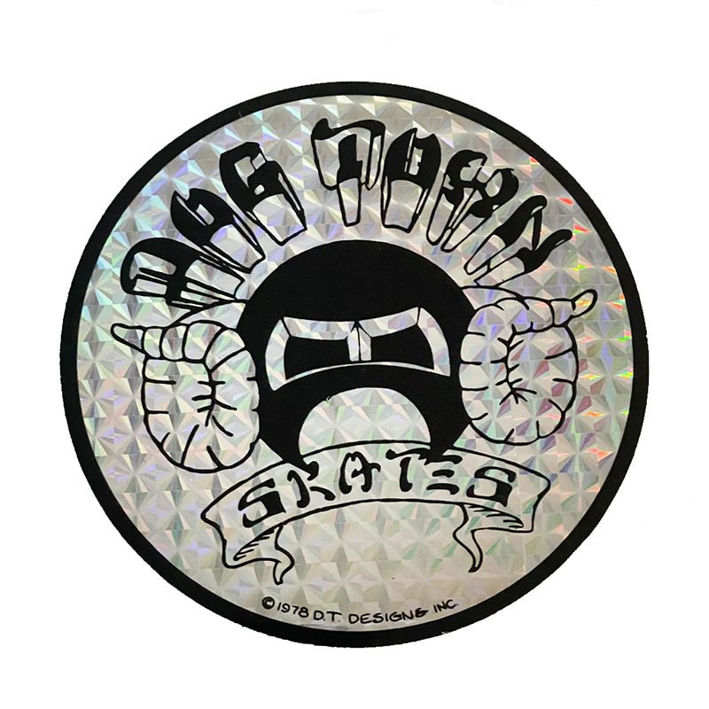 Dogtown Skateboards Prismatic Murf Horns 70s Sticker