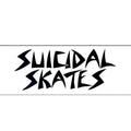 Dogtown Skateboards Suicidal Skates White Sticker