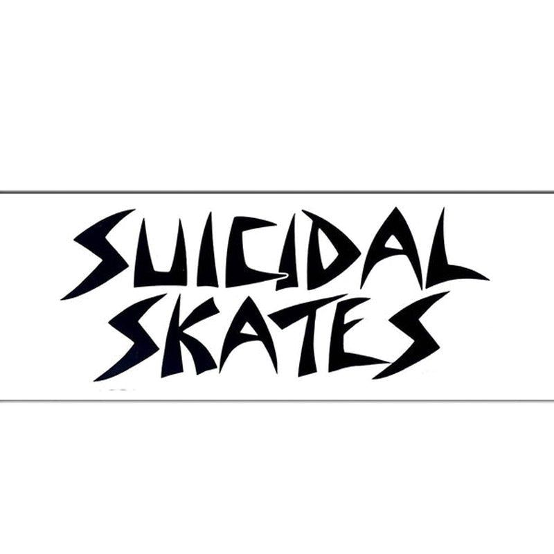 Dogtown Skateboards Suicidal Skates White Sticker