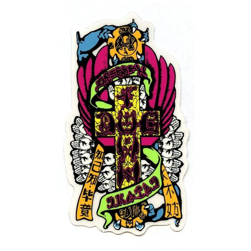 Dogtown Sticker Eric Dressen Hands 2” Tall