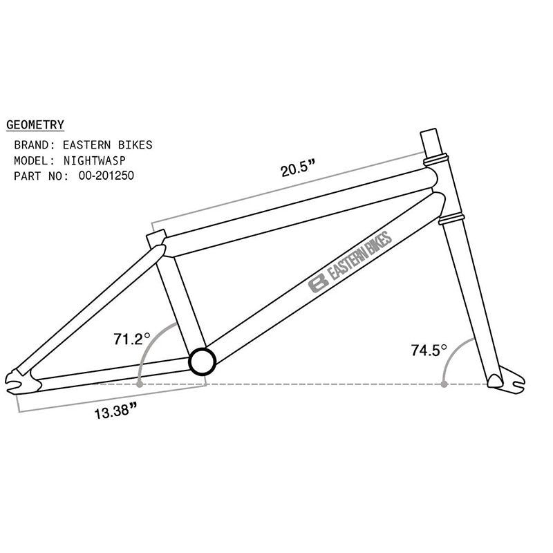 Eastern 20.5" Nightwasp Neon Yellow BMX Bicycle