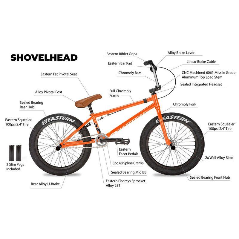 Eastern 20" Shovelhead Orange BMX Bicycle