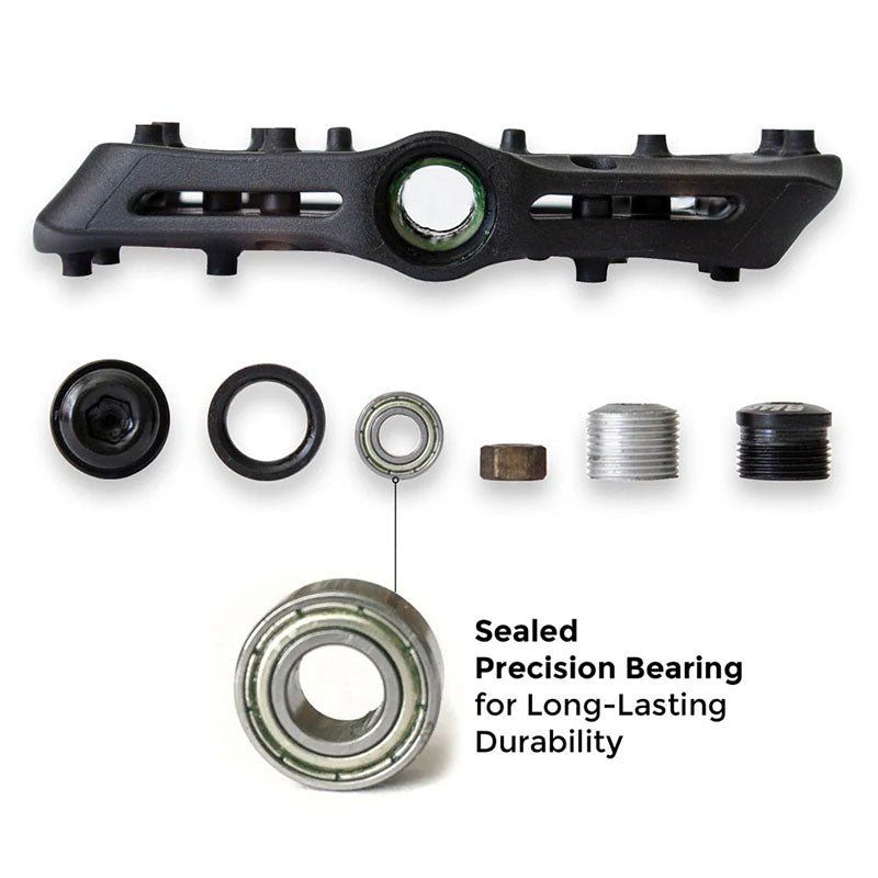 Eastern Bicycles ORANGE Sealed Bearings 9/16" Axle Linx Pedals