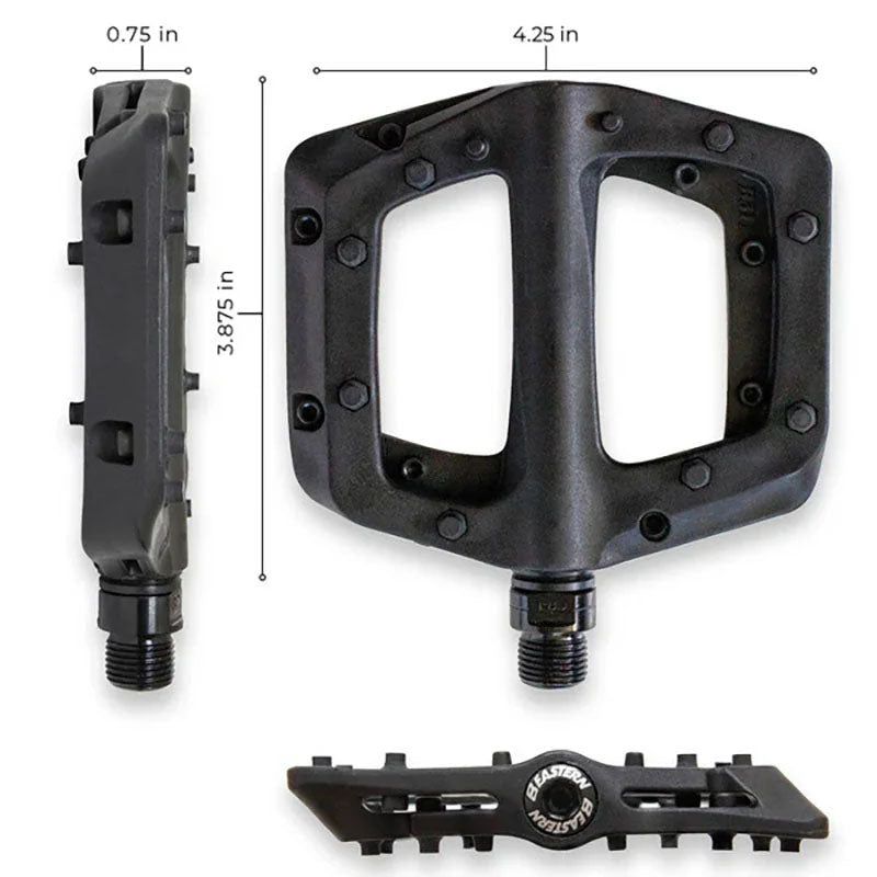 Eastern Bicycles RED Sealed Bearings 9/16" Axle Linx Pedals