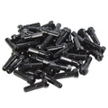 GSPORT Taper-Hex Anodized Black 7075-T6 Aluminum Nipples 40pcs