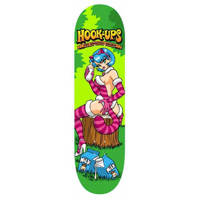 HOOK-UPS 8.5" x 32.25" Cheshire Cat In Wonderland Skateboards Deck