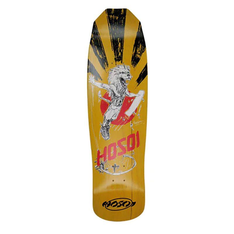 Hosoi 9" x 32.25" Hosoi King YELLOW STAIN Skateboard Deck