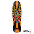 Hosoi 9" x 33.25" Wings Orange Skateboard Deck
