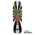 Hosoi 9" x 33.25" Wings White Skateboard Deck