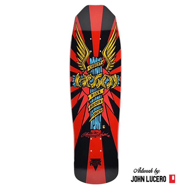 Hosoi 9" x 33.25" Wings Red Skateboard Deck