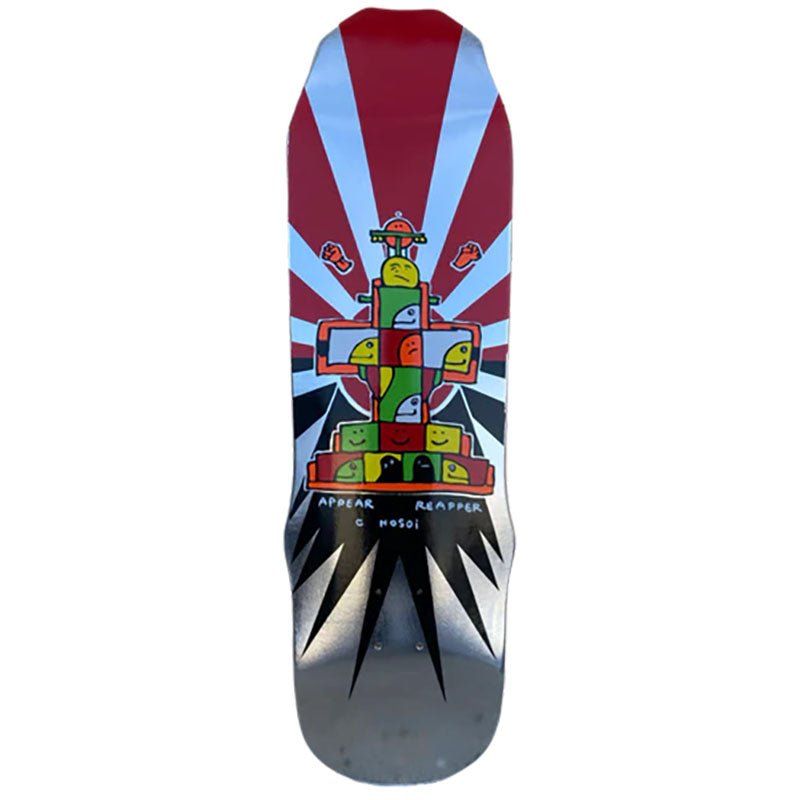 Hosoi Skateboards  9" x 33" Gonz 93 Limited Colorway - Silver Foil Deck