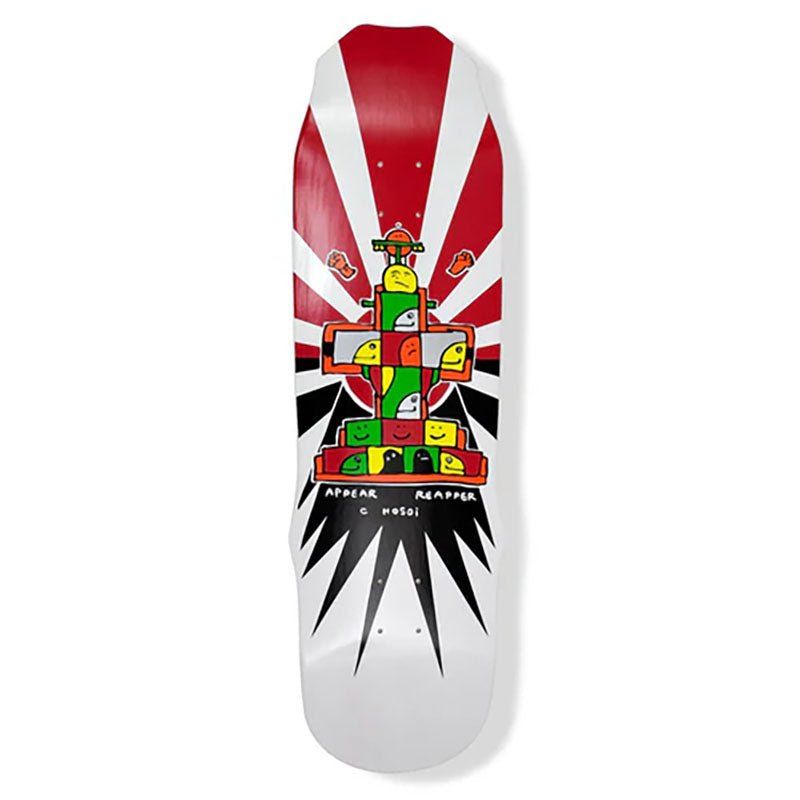 Hosoi Skateboards  9" x 33" WHITE Gonz 93 Skateboard Deck