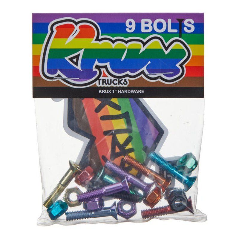 Krux Trucks 1" Krome Phillips Rainbow Skateboard Hardware